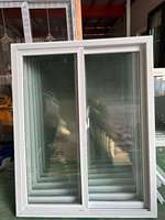 Fenêtres et portes coulissantes horizontales à double vitrage en PVC modernes avec isolation thermique et insonorisation pour usage extérieur