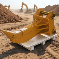 Ripper universel pour excavatrice 1-30 tonnes, utilisation en construction et en agriculture, pointes de dents faciles à remplacer, corps principal épaissi, 1 an