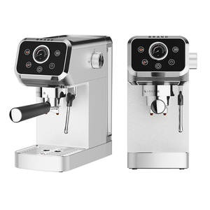 Máquina de Café Espresso y Cappuccino 3 en 1 con Botones Programables, Cuerpo de Acero Inoxidable, Capacidad de Agua de 1.3L, Alto Rendimiento para el Hogar - Product Image 3