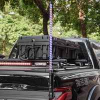 Lumière LED RGB universelle personnalisée OEM de 3 et 4 pieds, effet de poursuite, pour mât de drapeau, antenne, pour VTT, UTV, tout-terrain