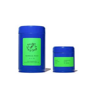 Barattolo di Latta Personalizzato per Caffè, Rotondo, in Metallo, per Alimenti, Riciclabile, 50g 100g 150g, per Matcha e Chicchi di Caffè - Product Image 1