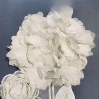 Haute qualité grande taille 3D Organza dentelle fleurs patchs pour robe robe de mariée accessoires corsage Applique