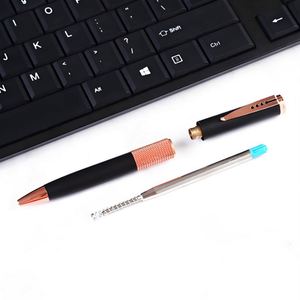 High Quality Business Signature Metal Ballpoint <b>Pen</b> 0.7mm Black Customizable Luxury Logo Custom Brand Office & School Use - Product Image 6