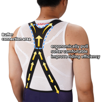Cuissard de cyclisme Darevie personnalisé pour homme avec sangle en X, short de vélo avec 2 poches latérales, impression par sublimation, vente en gros