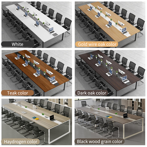 Nội thất văn phòng bàn đặt phòng hội nghị bàn Bàn Bàn họp Bàn hội nghị hiện đại - Product Image 3