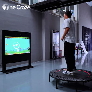 Trampolín Interactivo con Sensor Kinect para Niños, Juegos Interactivos con Pantalla HD para Parques <span class=keywords><strong>de</strong></span> Trampolines - Product Image 1