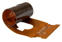 Carte de circuit imprimé flexible fiable à 2 couches avec une espacement de 0,2 mm pour appareils portables et cartes mères de montres intelligentes