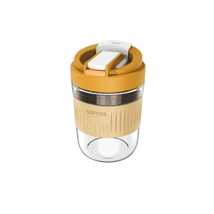Taza de café de viaje al aire libre, tazas de leche portátiles con tapa y taza de paja, botella de agua de vidrio, el más vendido - Product Image 3