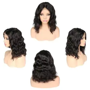 Wig set medium length corn perm short hair water ripple African wig short curly hair