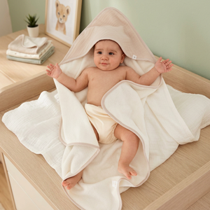 Serviette à capuche 100% coton turc, poncho de bain personnalisable pour enfants, serviette en coton pour nouveau-né, serviette de haute qualité à motifs de dessins animés - Product Image 3