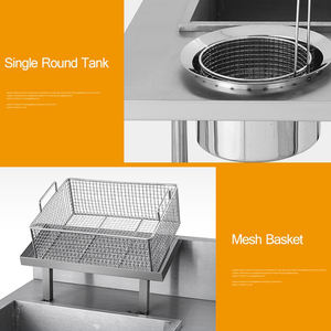 Table commerciale durable de station de panure de poulet d'acier inoxydable pour l'utilisation frite de poudre d'emballage de poulet et de hamburgers - Product Image 2