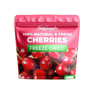 Custom Printed OPP/CPP Lamination Plastic Packaging Bags with Zipper for Fruit Grape Orange Cherry Banana for Jelly and Milk