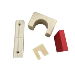 Nylon Positioning <b>Block</b> Custom Machined <b>Plastic</b> Parts For Industrial Use - Product Image 2