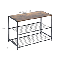 K & B Home Furniture moderne multicouche derrière la porte de stockage de chaussures présentoir mural pliable organisateur suspendu
