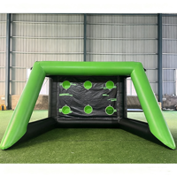 Jeu interactif de football gonflable commercial pour la vitesse, trampoline sportif gonflable en tissu Oxford pour jeux en extérieur