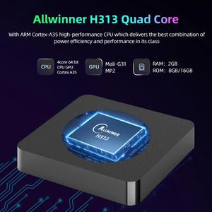Q96 ATV Versione Globale Android 14 4K HDR Smart TV Box 2GB16GB 5G Dual Wifi BT5.2 Assistente Vocale H313 Media Player Q1 ATV TV Box - Product Image 2