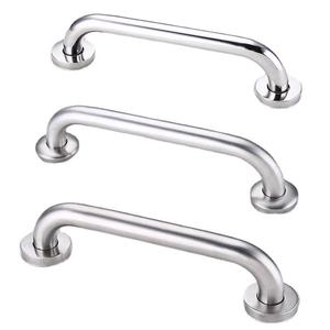 Stainless Steel Grab Bar Wall Mounted Thickened Brushed Gloss Bathroom <b>Bathtub</b> Toilet <b>Handle</b> For Elderly Modern Simple Style - Product Image 2