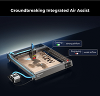 Machine de gravure laser professionnelle Creality Falcon2 12W, zone de travail 400*415mm, découpeuse laser à diode pour artisanat DIY