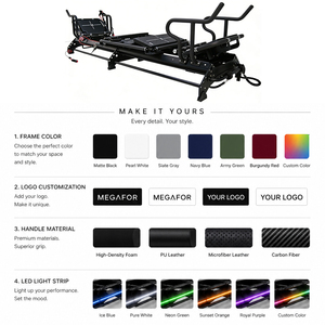 Equipo <span class=keywords><strong>Megapro</strong></span> Reformer EVO M3K <span class=keywords><strong>Megapro</strong></span> M3K+ para Gimnasio, Club o Estudio - Product Image 3