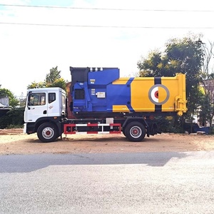 รถบรรทุกเก็บขยะแบบตะขอเกี่ยว Dongfeng 4X2 พวงมาลัยซ้าย/ขวา สำหรับเก็บขยะคอนเทนเนอร์และงานสุขาภิบาลเทศบาล - Product Image 6