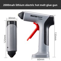 Pistolet à colle thermofusible MSD Electric Professional DIY, simple, 7 mm, 20 W, 15 s, batterie lithium rechargeable, modèle 2818, garantie 3 ans, 30+