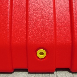 Barrières de sécurité routière en plastique HDPE remplissables d'eau pour la gestion de la sécurité routière en intérieur, équipement de circulation intérieure essentiel - Product Image 5