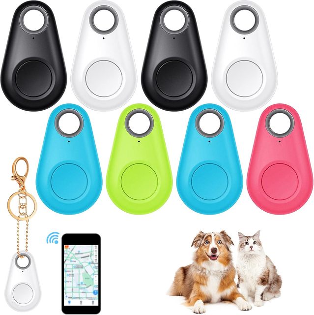 Mini GPS Tracker for Pets & Keys-Real-Time Tracking with Silicone Nylon Plastic & Metal Materials Affordable