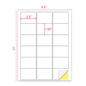 A4 trống trắng Laser dính địa chỉ nhãn dán nhãn vận chuyển với 18 cái A4 nửa vận chuyển nhãn in Màu vật liệu - Product Image 2