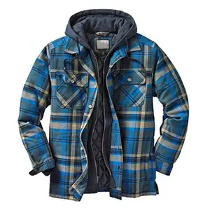 Gran oferta, abrigo de burbujas cálido para exteriores, ropa 2023, chaqueta acolchada con capucha de invierno personalizada para hombres