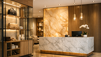 Service de design d'intérieur commercial avec rendu 3D, aménagement spatial, sélection de matériaux et solution de pose clé en main