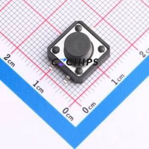 TS-1094S-A8B2-D2 Tactile Switch SMD-4P,12x12mm Switch Single Pole Single Throw Round Button 1.8N Vertical Mount - Product Image 1