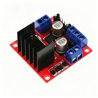 Module de commande de moteur L298N de haute qualité, carte de contrôle de moteur pas à pas DC pour projet de robot de voiture intelligente