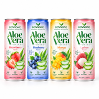 BENNONE Aloë Vera smaakloze magere vruchtensap 310ml blik gesteriliseerd gefilterd OEM dranken groothandel China drankenfabriek