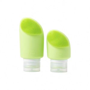 Offre Spéciale – Flacons de Voyage Portables en Silicone pour Cosmétiques et Articles de Toilette, Style Ouverture Facile, Motif Tendance, Couleurs Vives, Idéaux pour la Maison et l'Extérieur - Product Image 2