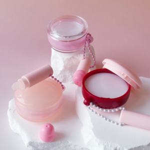 برطمان شفاه بطبقة مزدوجة 5 جم * 2 مع فرشاة شفاه مخصصة معلقة بنفسك لظلال العيون كريم عينة عبوة مكياج ملونة - Product Image 1