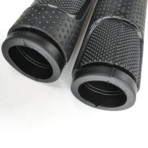 Puños para manillar de bicicleta, 13 cm, 22,2 mm de diámetro interior, agarre suave de PVC negro para bicicletas de montaña - Product Image 4