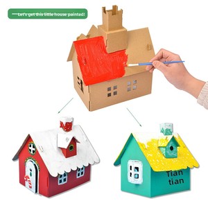 Kit de Bricolage Éducatif pour Maternelle : Maison 3D en Papier à Assembler – Modèle de Construction – Vente Directe Fabricant - Product Image 2
