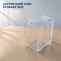 Présentoir de rangement modulaire vertical pour cartes à collectionner, support de présentation en gros pour usine, avec séparateurs à niveaux