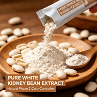 Poudre de haricot blanc en vrac OEM ODM Marque privée Vente en gros Contrôle des glucides Pack économique pour la nutrition des hommes et des femmes