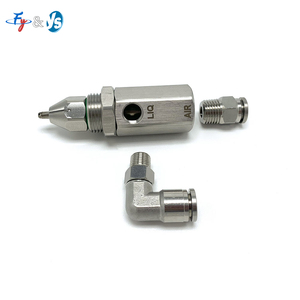 Đầu phun khí siêu âm bằng thép không gỉ 304SS chất lượng cao, đầu phun sương khô SK508, đầu phun trộn khí nước - Product Image 2