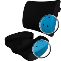 Oreiller avec logo personnalisé vente en gros OEM ODM de l'usine coussin de siège de voiture en mousse à mémoire de forme soutien du cou ensemble de coussins orthopédiques pour le dossier