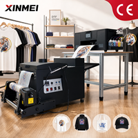 Mesin Cetak DTF Otomatis Xinmei 30cm dengan Head Epson XP600, Sistem Roll to Roll, Tinta Pigment Tekstil, Mesin Transfer Panas untuk Pakaian