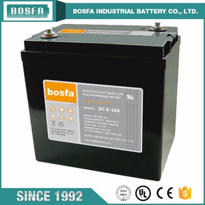 Chu kỳ sâu <span class=keywords><strong>6</strong></span> V 100AH Pin axít chì năng lượng mặt trời <span class=keywords><strong>6</strong></span> <span class=keywords><strong>volt</strong></span> chu kỳ sâu pin giá - Product Image 2