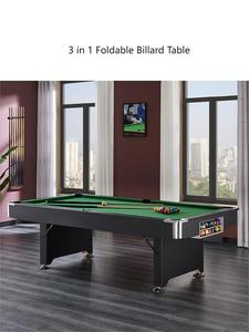 2024 Installation <span class=keywords><strong>de</strong></span> luxe gratuite 3 en 1 Tables <span class=keywords><strong>de</strong></span> billard pliables avec tables <span class=keywords><strong>de</strong></span> <span class=keywords><strong>tennis</strong></span> pour jeux <span class=keywords><strong>de</strong></span> tables - Product Image 5