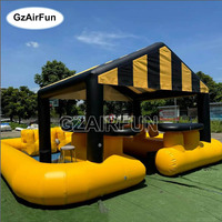 Bar de piscine gonflable de loisirs et de divertissement de plein air de haute qualité personnalisé en usine avec tente adaptée à une variété de scènes