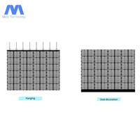 Ultra HD Outdoor Wandmontierte LED-Anzeige P3.91-7.81, Vollfarbiger SMD LED-Bildschirm für Einkaufszentren