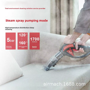 Limpiador <span class=keywords><strong>a</strong></span> <span class=keywords><strong>Vapor</strong></span> para Interiores de Auto, Extractor de Tapicerí<span class=keywords><strong>a</strong></span>, Limpiador de Asientos de Cuero y Tela, Secado Rápido, Limpieza Profunda - Product Image 4