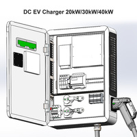 Offre Spéciale Smart DC EV chargeur 20KW/30kW/40KW GB/T CCS1 CCS2 prise EV chargeur Station pour véhicules électriques charge de voiture