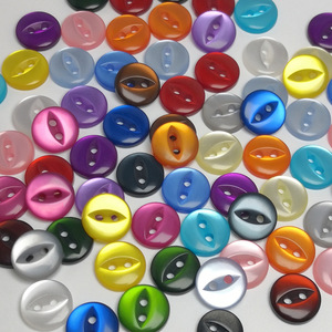 Bán Buôn Chất Lượng Tốt Hai-Lỗ Cá Mắt Màu Nhựa Nút Áo Sơ Mi Áo Ưa Thích 2-Lỗ Nút - Product Image 4