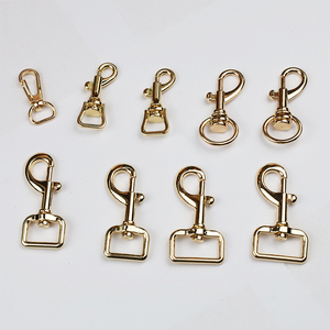 Toptan özel 25mm Metal çinko alaşım çanta aksesuarları siyah küçük ağır yapış kanca - Product Image 4